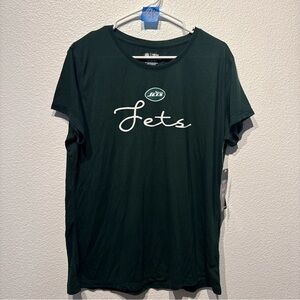 NFL Jets women’s Green Short Sleeve Tee sleepwear Sz XXL
